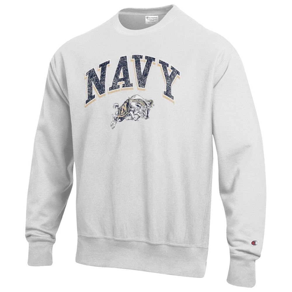 Champion Gray Arch Over Logo Reverse Weave Pullover Sweatshirt - NWT